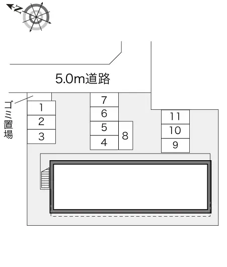 レオパレスブルーメハイム高田 2