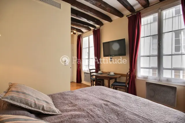 Rental Furnished Studio Apartment - 18m² - Ile Saint Louis - Paris 3