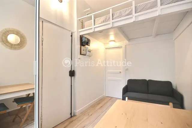 Rental Furnished Studio Apartment - 16m² - Porte de Clignancourt - Paris 4