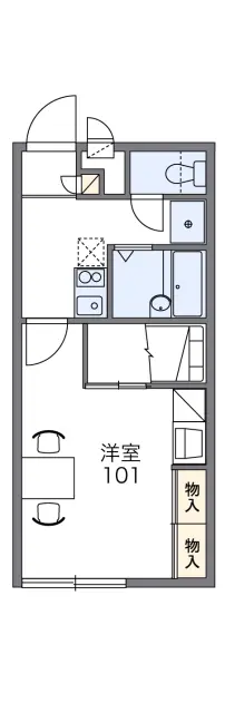 レオパレスフォンテーヌＡ 1