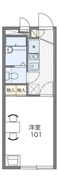 レオパレスサンフォーレＣ 1
