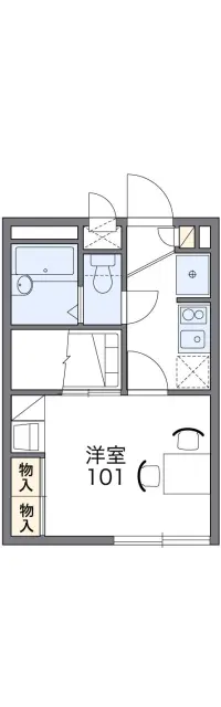 レオパレスクロスロードⅡ 1