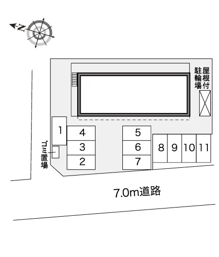 レオパレスル　シェルＡ 2