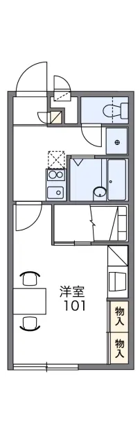 レオパレス柳通り二番館 1