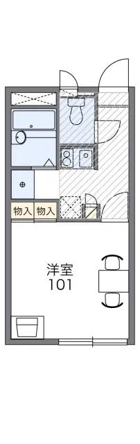 レオパレスエクセル歩坂町Ⅲ 1