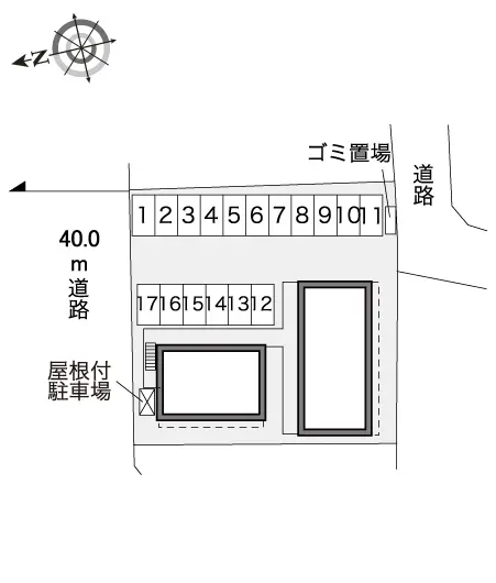 レオパレスアイリス学研台Ⅱ 2