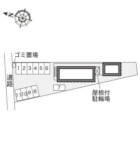 レオパレスシェソワ中通 2