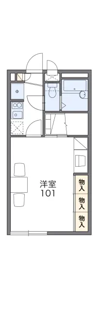 レオパレス福岡Ｃ 1