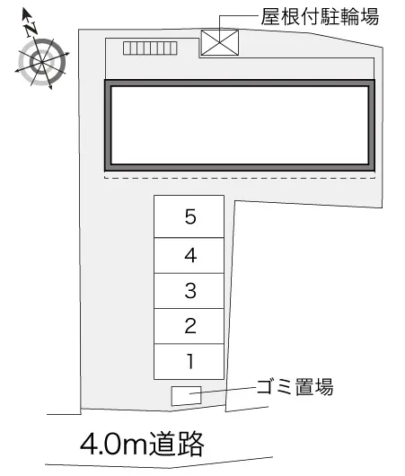 レオパレスきたじま３番館 2