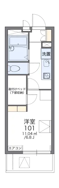レオパレスピアチェーレ　Ｓ 1