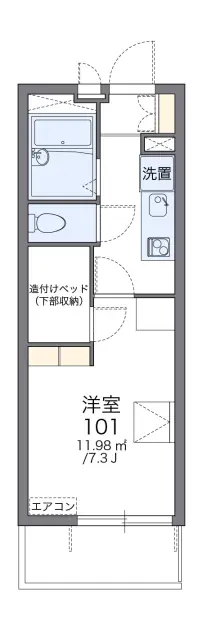 レオパレスエスエイチⅡ 1
