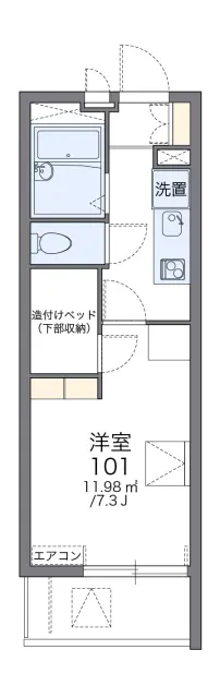 レオパレスリヴィエール　メトバ 1