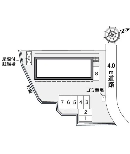 レオパレスリバーサイド　Ｋ 2
