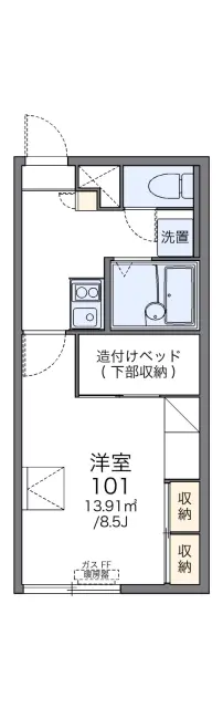 レオパレスＡＧＲＩ　１６２ 1