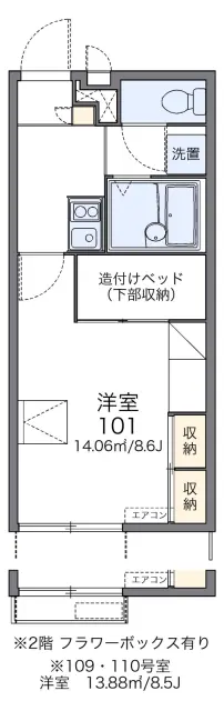 レオパレス浜之市７６ 1