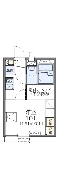 レオパレスＥＦＦＯＲＴⅡ 1