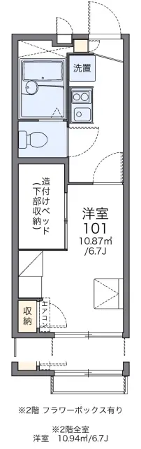 レオパレスフローラ東葛西 1