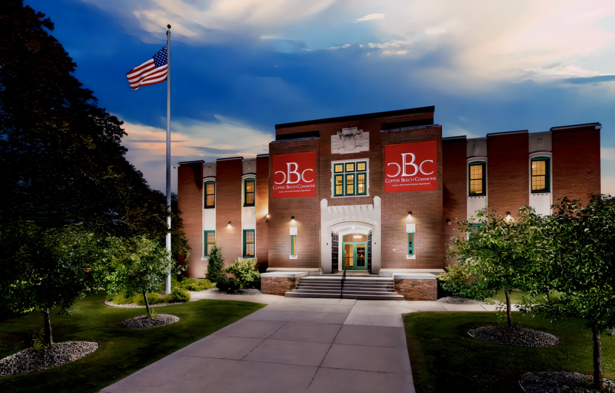 Copper Beech Commons - chỗ ở sinh viên tại Thành phố Tuyết (Syracuse)