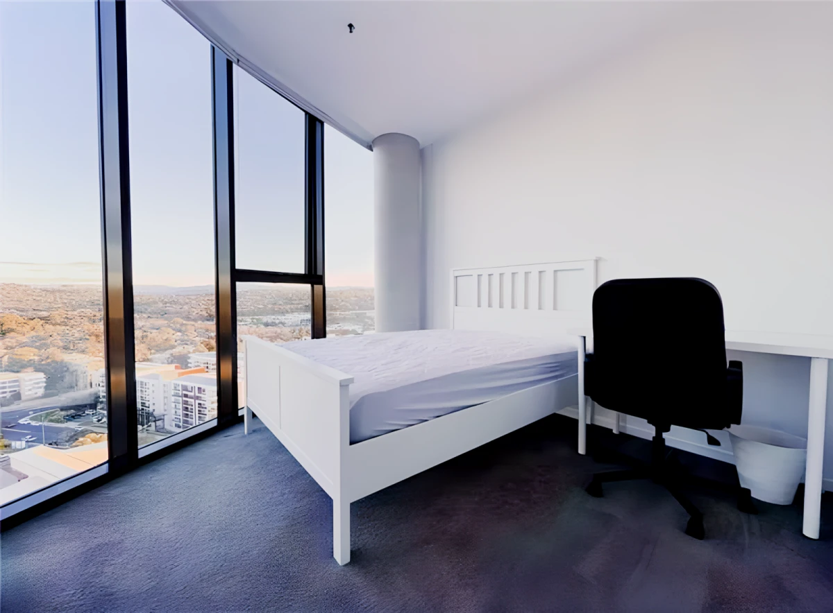 3 Grazier Lane - Canberra student accommodation - Secondary Bedroom of 2 Bed 2 Bath