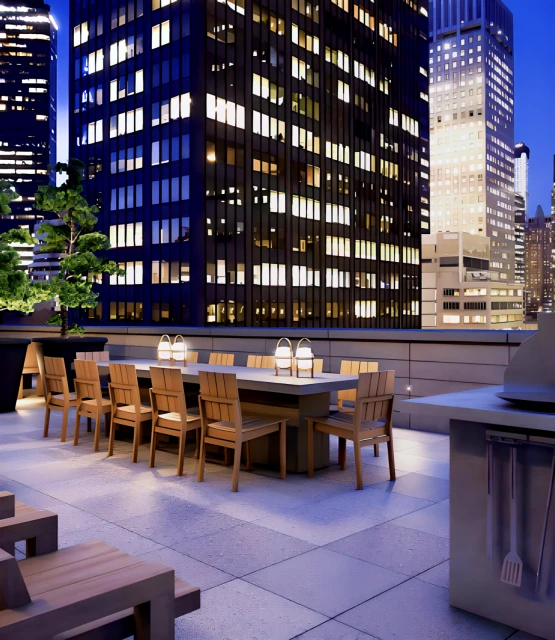 The Frontier - New York student accommodation - Rooftop