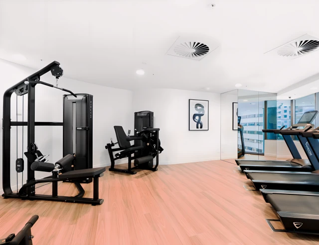 8 Margaret St - alojamiento para estudiantes en Brisbane - gimnasio