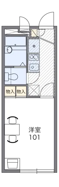 レオパレスコンパル唐湊壱番館 1