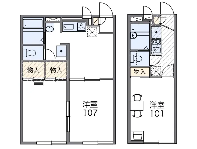レオパレスＷａｋａｍｉｚｕ　３ 1