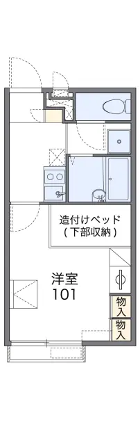 レオパレス栄華西Ⅲ 1