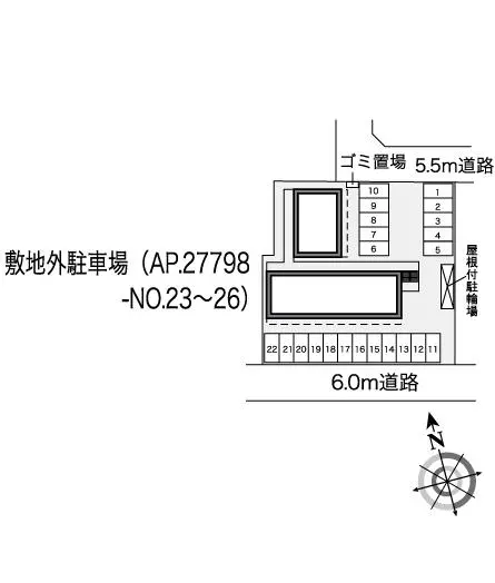 レオパレスエスポ牛川通Ⅲ 2