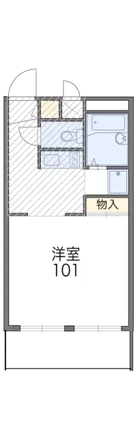 レオパレスパークサイド本城αⅡ 1