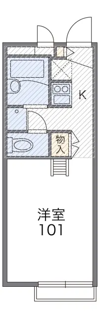 レオパレスＫＡＫＵＲＩＮ 1
