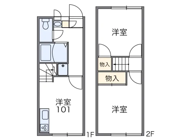 レオパレスウォーターレイⅡ 1