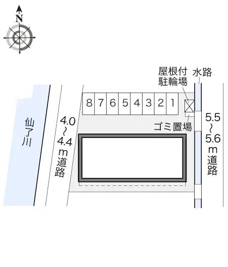 レオパレスクレール若宮Ⅱ 2