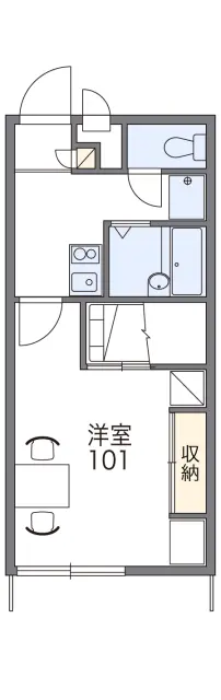 レオパレス京浜建物水橋ハイムＡ 1