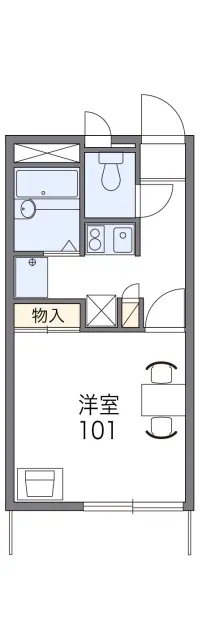 レオパレスヴェステングッチ 1