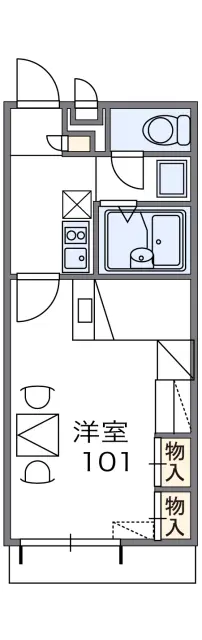 レオパレスグリーンエイジ貝塚 1