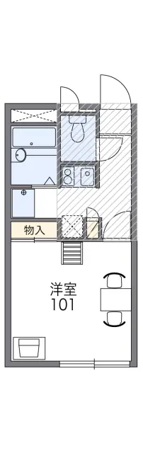 レオパレスアピテＢ 1