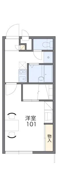 レオパレスシャルマンＳＡＫＡＭＯＴＯ 1