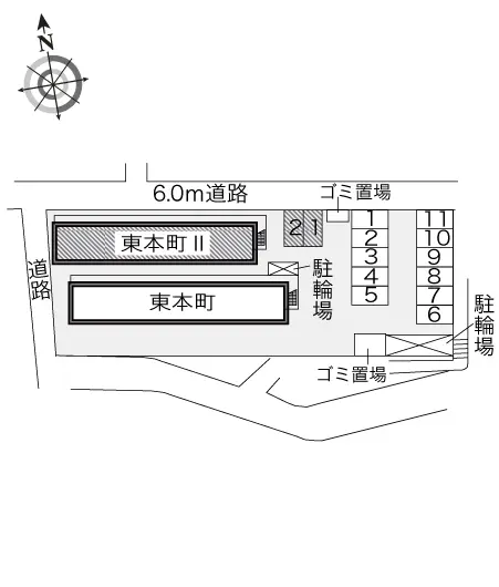 レオパレス東本町Ⅱ 2