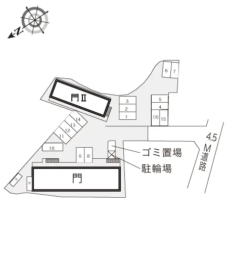レオパレス門Ⅱ 2