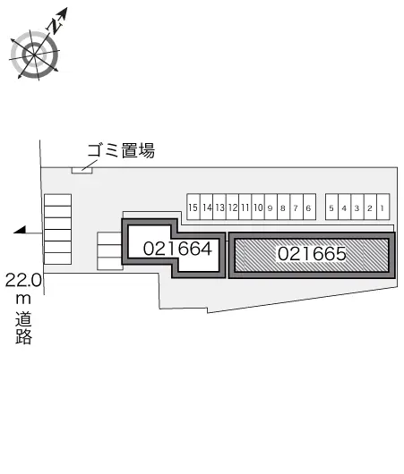 レオパレスキャロットＢ 2