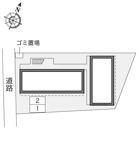 レオパレスコンパル唐湊壱番館 2