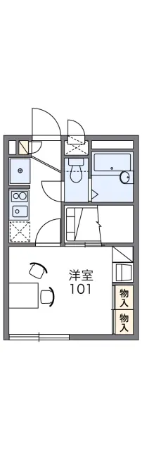 レオパレスサンモール新町 1