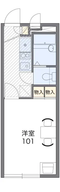 ヴィラ曽根Ｂ 1