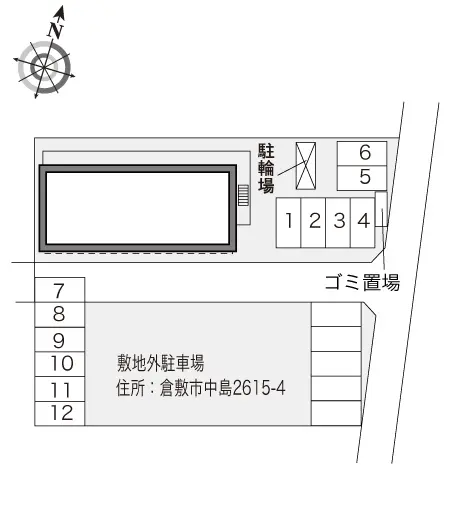 レオパレスディアコート中島Ⅱ 2