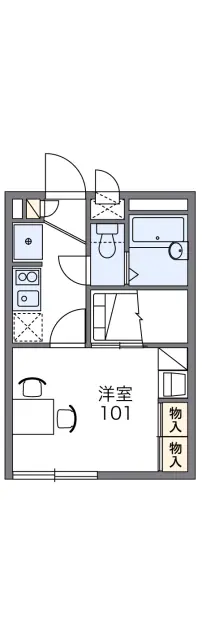 レオパレスＬｅｏＨＩＲＡＮＯⅡ 1