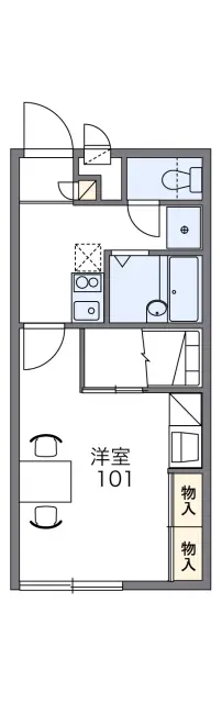 レオパレスアルシオネⅡ 1