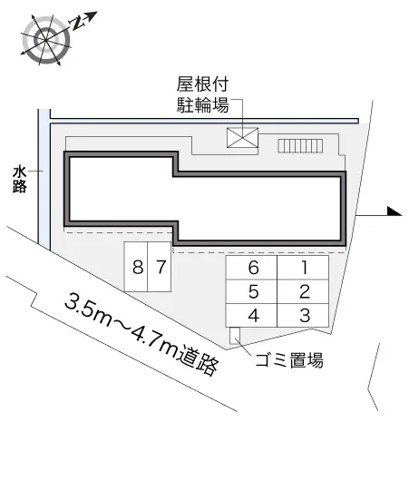 レオパレスシプレーヌ駅北 2