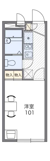 レオパレスエクセル歩坂町Ⅱ 1
