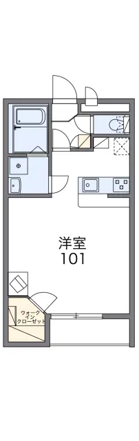 レオパレスパストラル　砺波Ⅱ 1